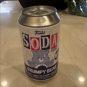 New! Funko Soda Grumpy Bear Blue and Silver Can. 🩵